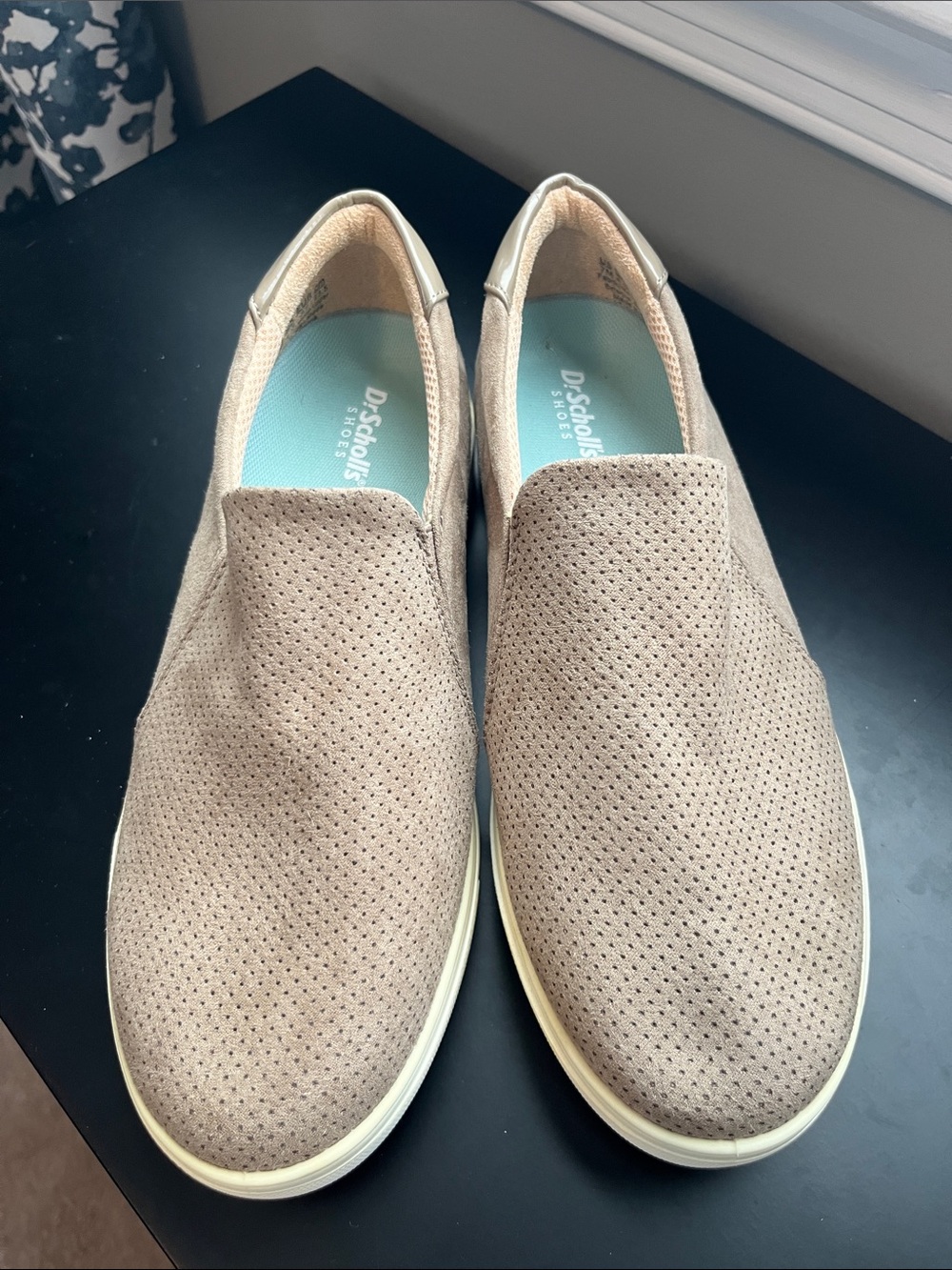 Dr. Scholl's Men’s Slip-On Perforated Loafers - Taupe